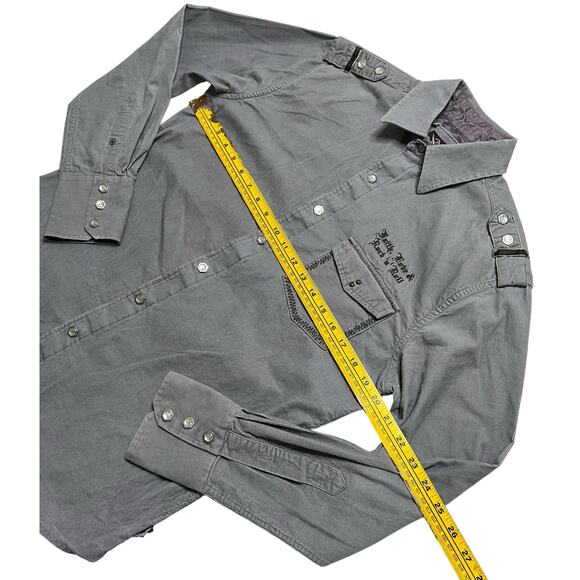 Fender Custom Rock & Roll Religion Men’s Corduroy Embroidered Long Sleeve - S - Picture 9 of 10